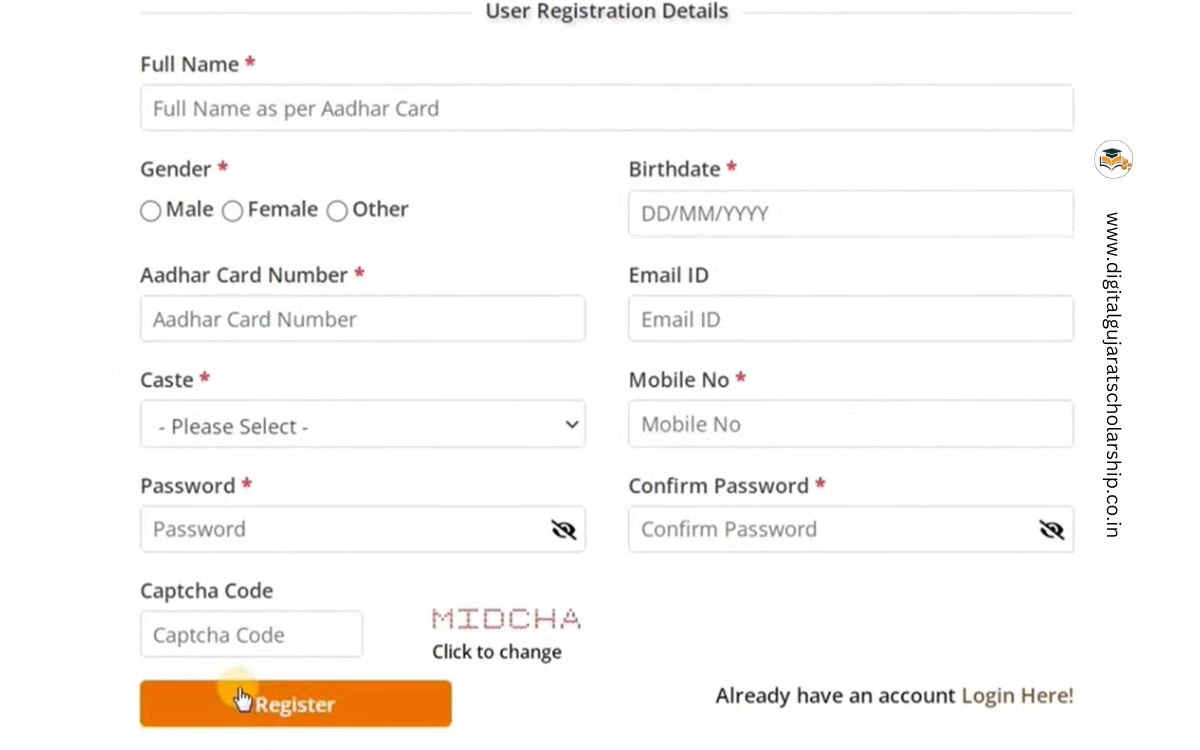 registration details 