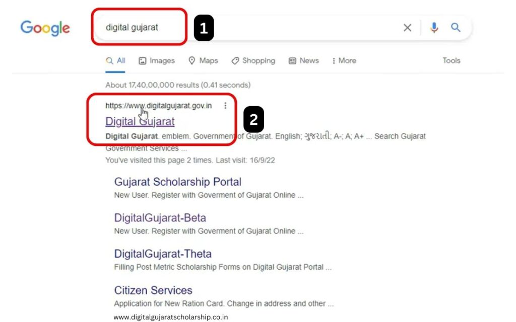 digital gujarat scholarship online apply