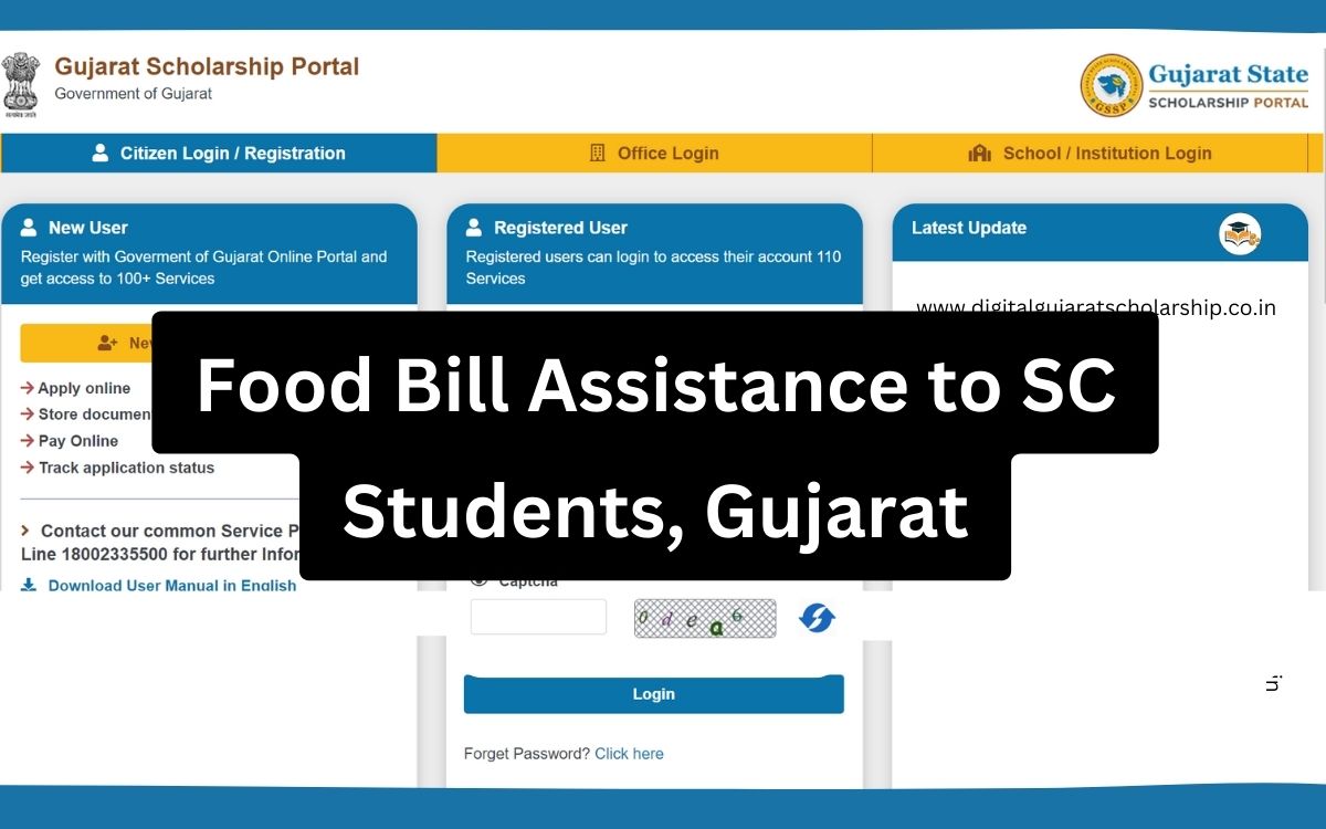 Food Bill Assistance to SC Students