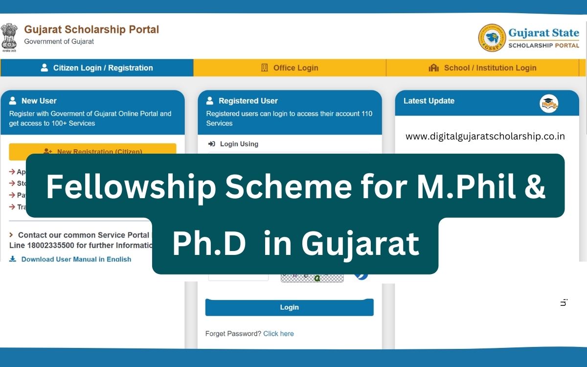 Fellowship Scheme for M.Phil & Ph.D for Scheduled Caste Students